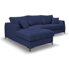Fairmont Park Inwood Upholstered Corner Navy Blue Sofa