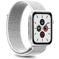 Wearables Puro Apple Watch Band 38-41 nylon wristband, Ice Wh.