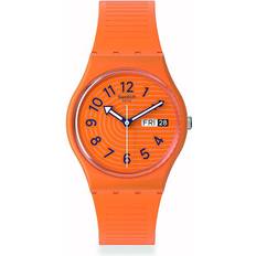 Swatch Armbanduhren Swatch Unisexuhr SO28O703 orange