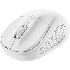 Souris d'ordinateur Trust Primo Ambidextre RF Sans Fil 4 Boutons 1600 DPI Blanche