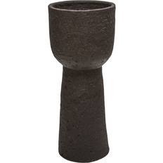 Ivyline Nico Tall Planter Stoneware Rustic Mocha