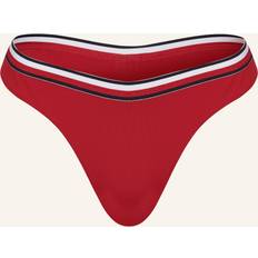 Tommy Hilfiger S Bikinihosen Tommy Hilfiger Bikini-Hose mit elastischem Logo-Bund in Rot, Größe