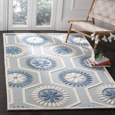 Carpets & Rugs Bloomsbury Market Hundo Hand Tufted Wool Blue