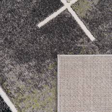 Carpets & Rugs Hashtag Home Mckenna Grey Turquoise Black Rug 70 x 250 cm