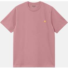 Carhartt WIP Chase T-shirt, Pink/gold