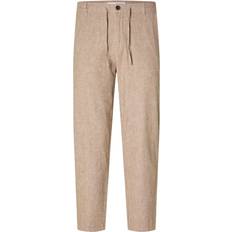 Selected Brody Linen Pants Toffee