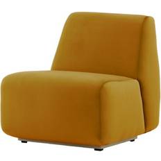 MDF Armchairs Canora Grey Dilly Yellow Armchair 82cm