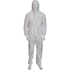 Ox-On Arbejdstøj Ox-On Coverall Basic Engangs Støvdragt - Hvid