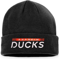 Fanatics Branded Men's Black Anaheim Ducks Authentic Pro Rink Cuffed Knit Hat