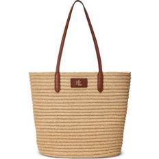 Lauren Ralph Lauren Handbags Lauren Ralph Lauren Brie Large Tote Bag - Natural/Lauren Tan