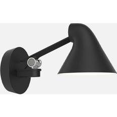Lamper Louis Poulsen NJP Box LED Væglampe 2700K Short Black Vægarmatur
