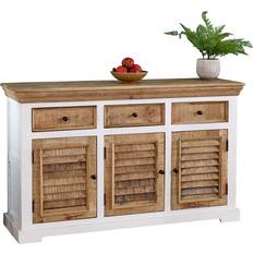 Wood Sideboards ‎Indian Hub Alfie 3 Sideboard