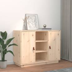 Pines Sideboards vidaXL Solid Wood Pine Organiser Sideboard