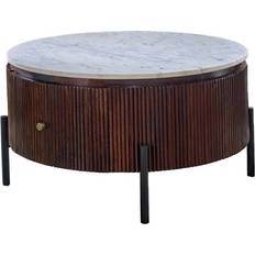 Opal Round Fluted Coffee Table