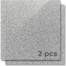 xTool 3mm Acrylic Silver Glitter 30x30 2pcs