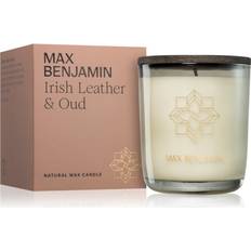 Max Benjamin Irish Leather & Oud 210g Doftljus
