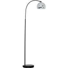 F Floor Lamps & Ground Lighting MiniSun Polished Chrome Floor Lamp 152cm