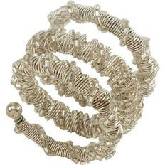 Saro Lifestyle Collection Spiral Rings Set of 4 1.5 2 W x 2 H x 2 L Napkin Ring