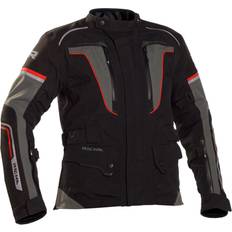 Richa Accesorios de Motocicleta Richa Infinity Pro, chaqueta textil impermeable mujer color: Negro/Gris/Rojo tamaño: