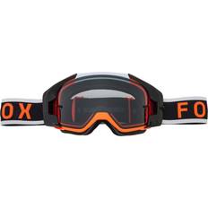 Motorcykelbriller Fox Vue Magnetic Motocross Brille, schwarz-weiss-orange