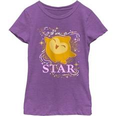 Disney Girl's I'm a Star Graphic T-shirt - Purple