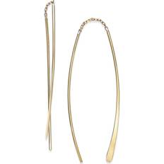 Macy's 14K Yellow Gold Double Wire Dangle Earrings Exclusive