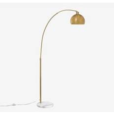 Marble Floor Lamps & Ground Lighting Sklum Diala Golden Floor Lamp