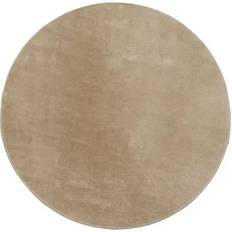 Tapis Paco Home Tapis De Salon Poils Ras Lavable Monochrome Style Moderne Beige Crème 140x200 cm Beige