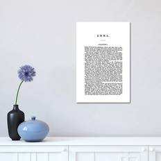 Happy Larry Emma Jane Austen Book Page Framed Art