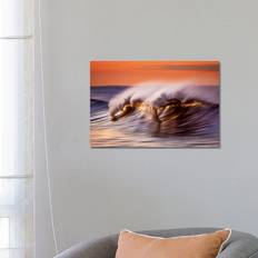 House of Hampton Wispey Wave Dawn Framed Art