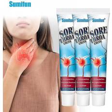 Medicines 3pcs Sore Throat Care Cream Treat Chronic