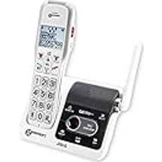 Landline Phones Geemarc Amplidect 595 U.L.E. Hochverstärktes schnurloses Telefon mit Anrufer-ID, Anrufbeantworter und Blockierfunktion von Anrufern, kompatibel mit Hörgeräten, UK-Version