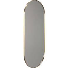 Frost Unu 4146 gold/gebürstet/LxBxH 60x140x3cm/oval Wandspiegel