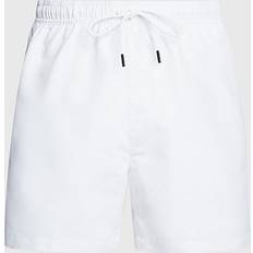 5XL - Herr Badkläder Calvin Klein Drawstring Swim Shorts White