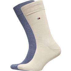 Tommy Hilfiger Beige Socks Tommy Hilfiger Mens Classic 2-Pack Socks Beige Denim