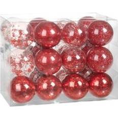 Deuba Christmas Tree Baubles 24 7cm