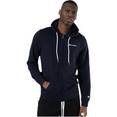 Champion Hooded Full Zip Sweatshirt Blue Male