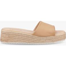 Brown Espadrilles Hush Puppies Robin Leather Espadrille Sliders