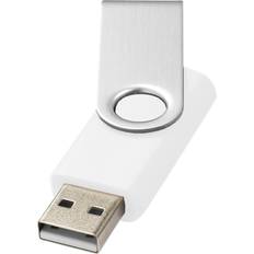 Memory Cards & USB Flash Drives Bullet 16GB, White Rotate Basic USB Stick