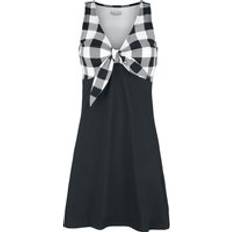 Rock Rebel by EMP Rockabilly Kort klänning Klänning rockabella-stil för Dam svart/vit