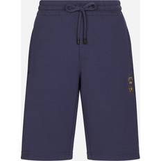 Dolce & Gabbana Men Shorts Dolce & Gabbana Jersey jogging shorts blue