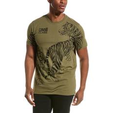 Cavalli Class Tryk Logo T-Shirt - Grøn