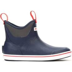 Xtratuf Mens 6" Ankle Deck Boots Navy/Red-UK