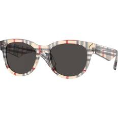 Burberry Unisex Sunglasses Burberry Vintage Check Phantos Sunglasses - Brown