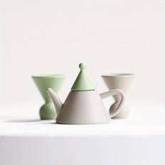 1 Set 1 12 Scale Dollhouse Creative Teapot Tea Cup Set Pretend Play Kitchen Decor Doll Accessories Toy Christmas Gift 1 Pot 2 Cups