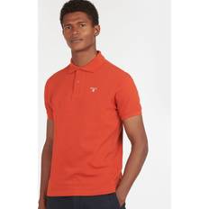 Barbour Pikéskjorter Barbour Men's Mens Sports Polo Shirt Orange 44/Regular