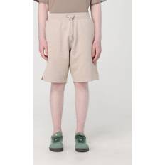 Ami Paris Herre Shorts Ami Paris Casual Beige Bomuld Elastan Shorts - Beige