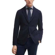 HUGO BOSS Outerwear HUGO BOSS Men's Micro-Patterned Slim-Fit Jacket Dark Blue