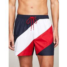 Tommy Hilfiger Herren Bademode Tommy Hilfiger Global Stripe mittellange Badeshorts DESERT SKY