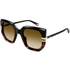 Chloé Woman Sunglasses - Black/Brown